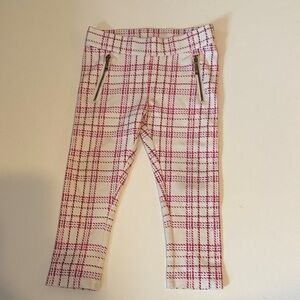 Janie and Jack Pink Plaid Plaid Pants
